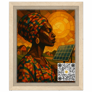 solar sovereign 001 NFT frame canvas certificate