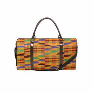 premium Kente print Duffle Bag – S