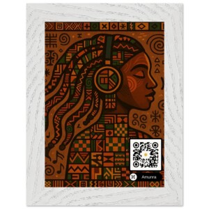 Excellence Premium Wooden Framed Poster With Museum-Quality Matte Paper 13×18 cm / 5×7″
