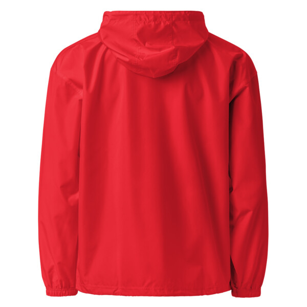 SS Embroidered Champion Packable Jacket Red - Image 3