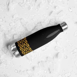 Gold Stainless steel water bottle