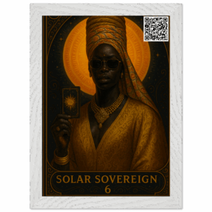 Solar soveriegn 006 Premium Wooden Framed certificate