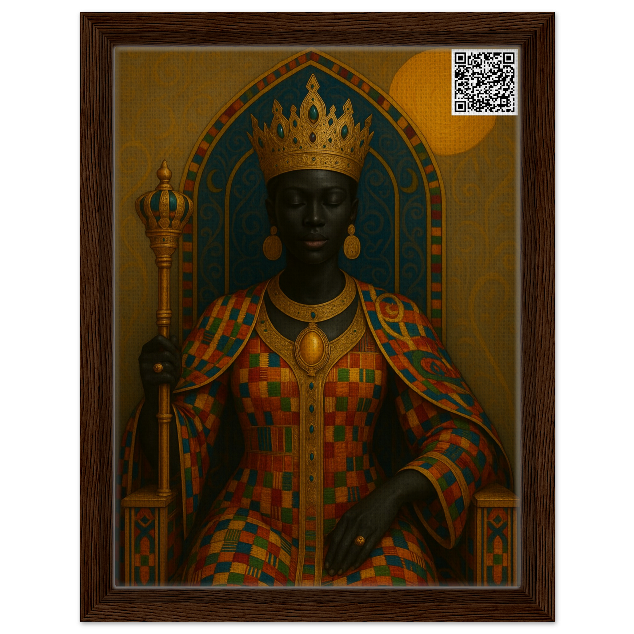 Solar sovereign 006 Framed Canvas