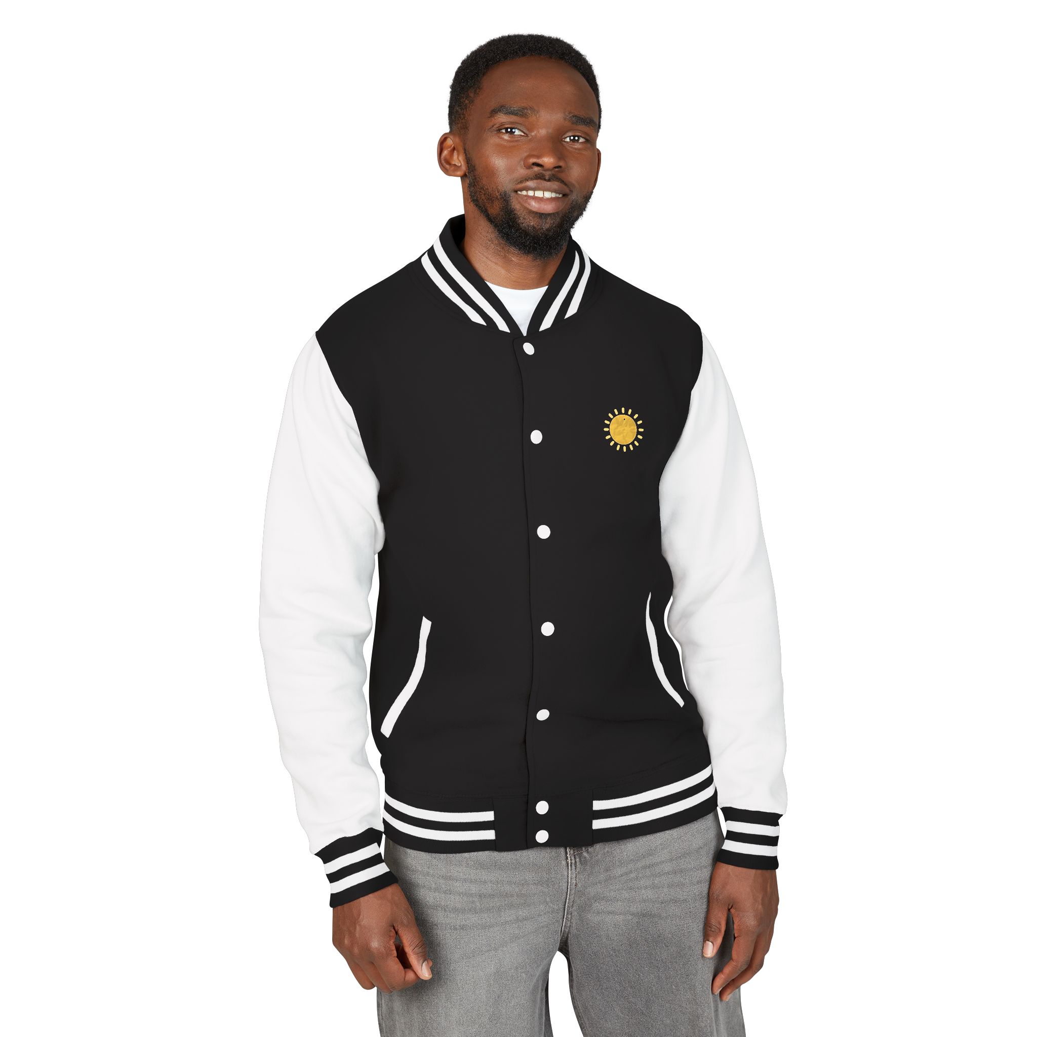 Letterman Jacket — Radiant Family Art Varsity Jacket - Image 23