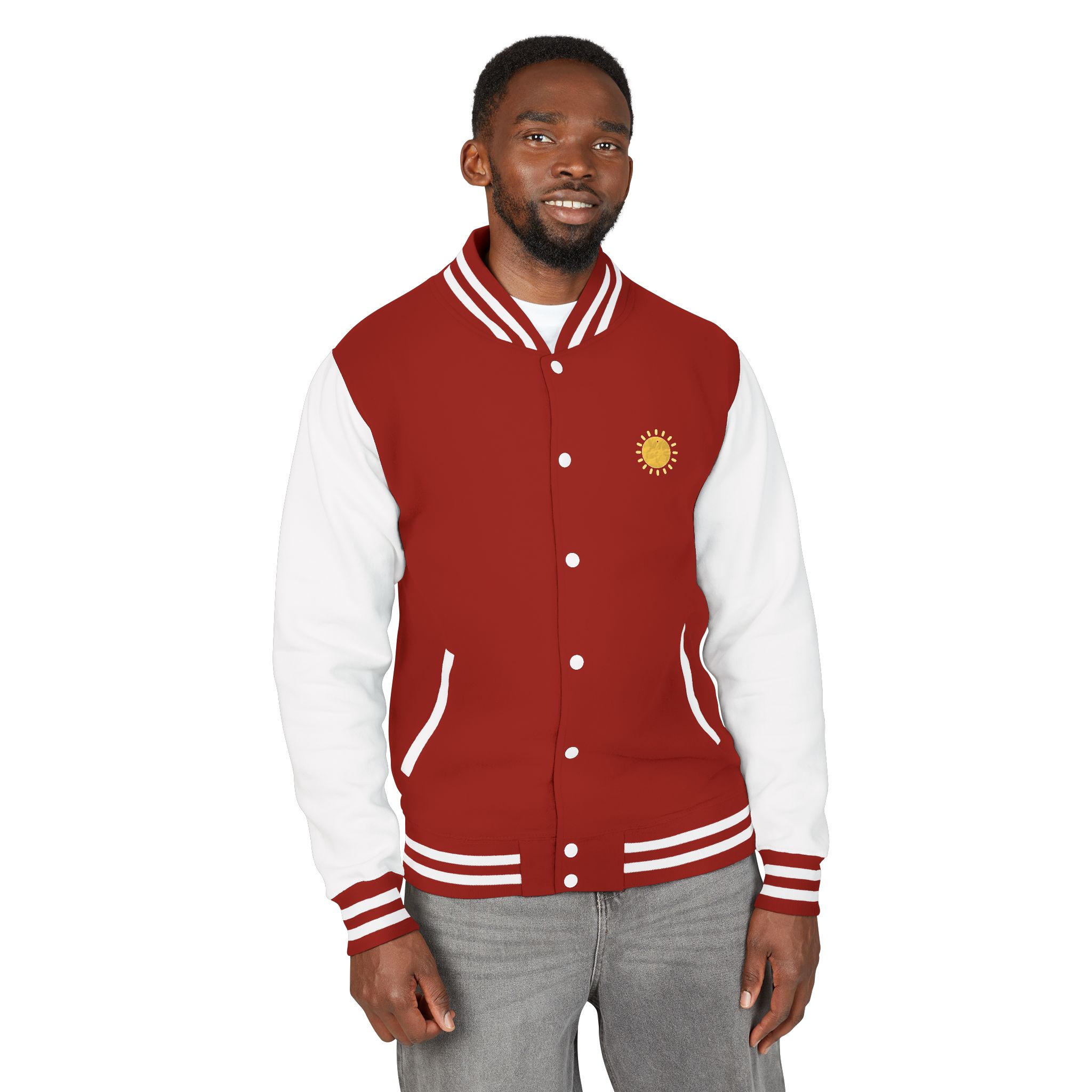 Letterman Jacket — Radiant Family Art Varsity Jacket - Image 15