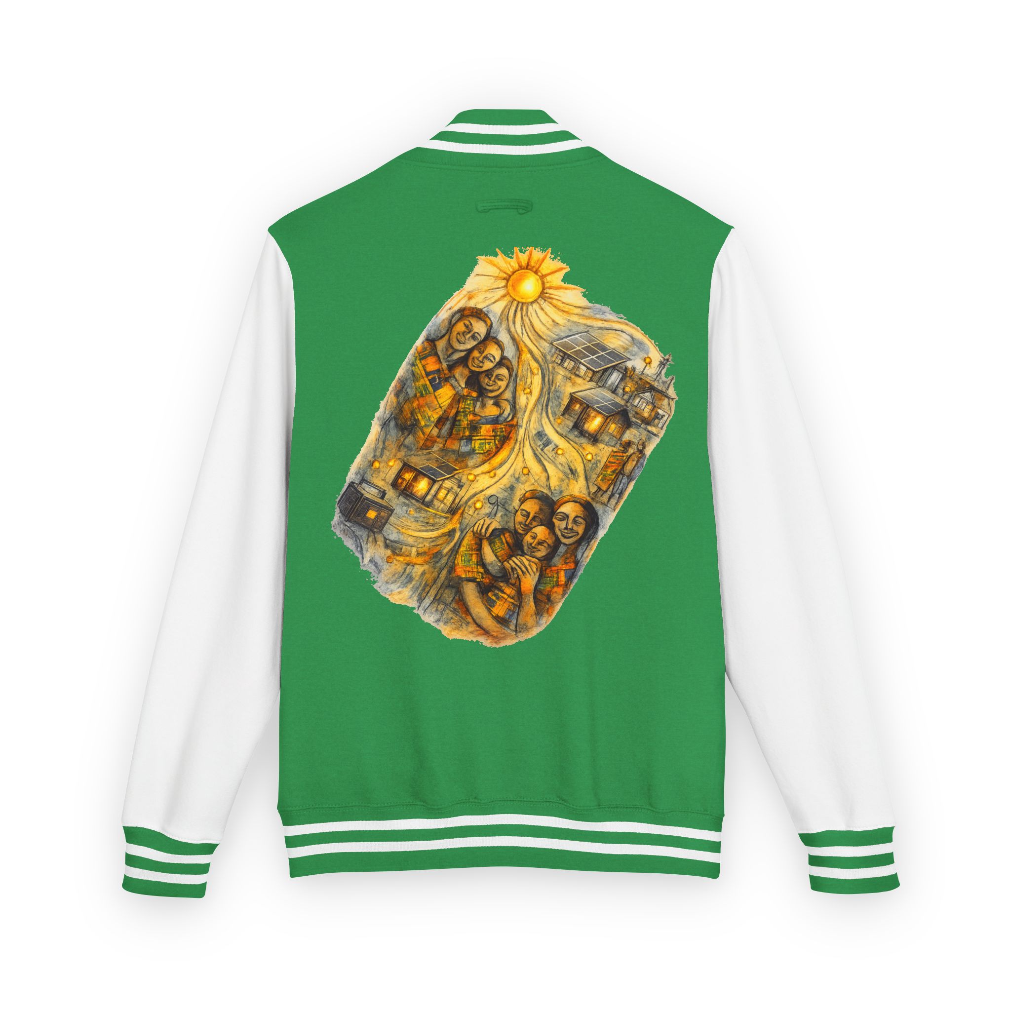 Letterman Jacket — Radiant Family Art Varsity Jacket - Image 42