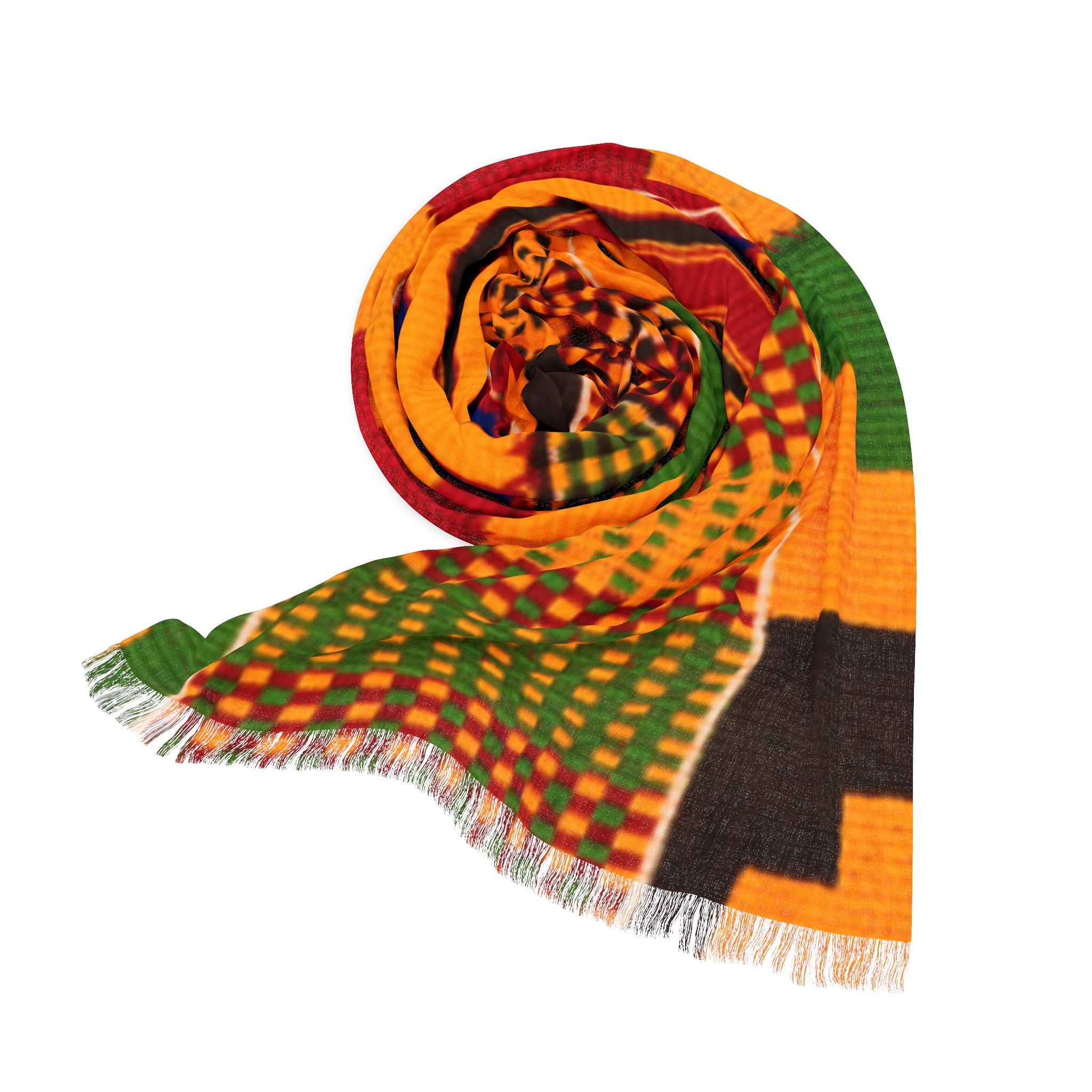 Kente Print Scarf - Image 4