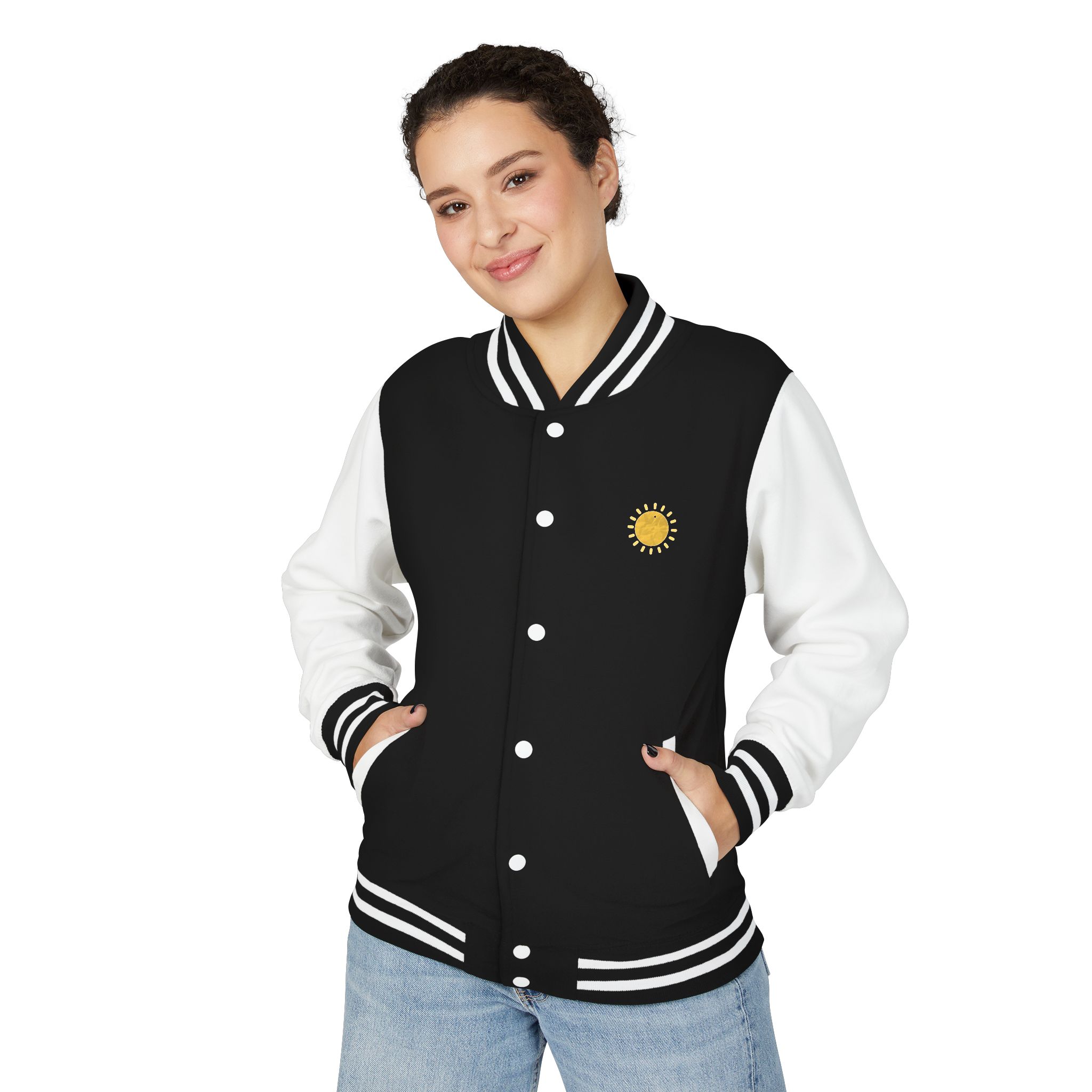 Letterman Jacket — Radiant Family Art Varsity Jacket - Image 19
