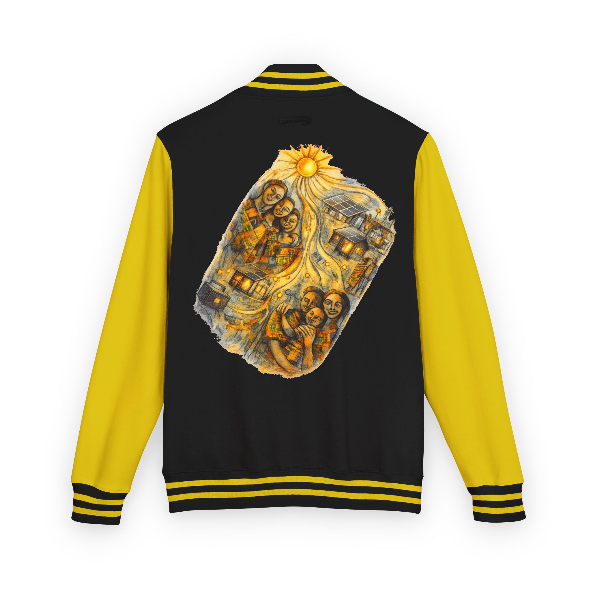 Letterman Jacket — Radiant Family Art Varsity Jacket - Image 34