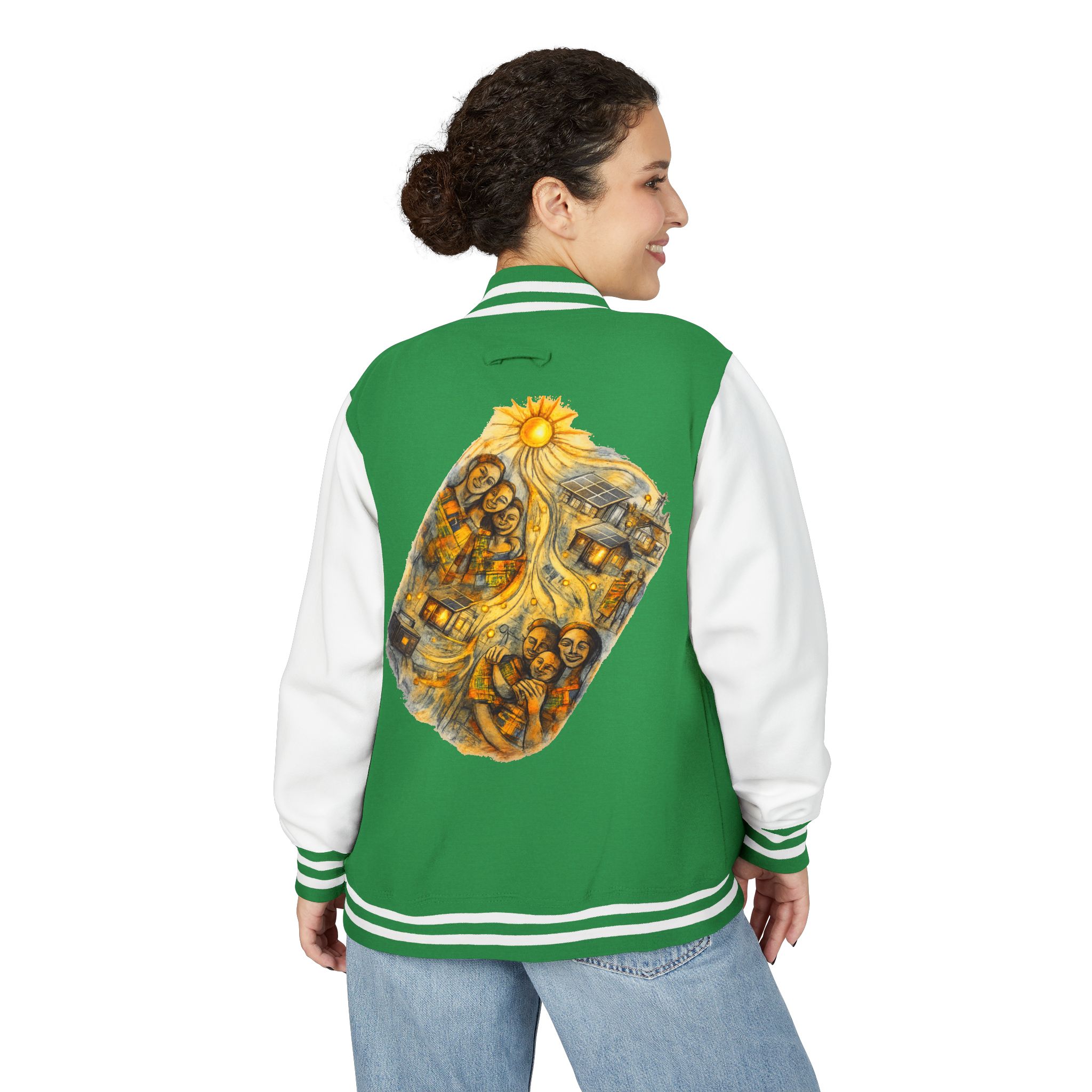 Letterman Jacket — Radiant Family Art Varsity Jacket - Image 44