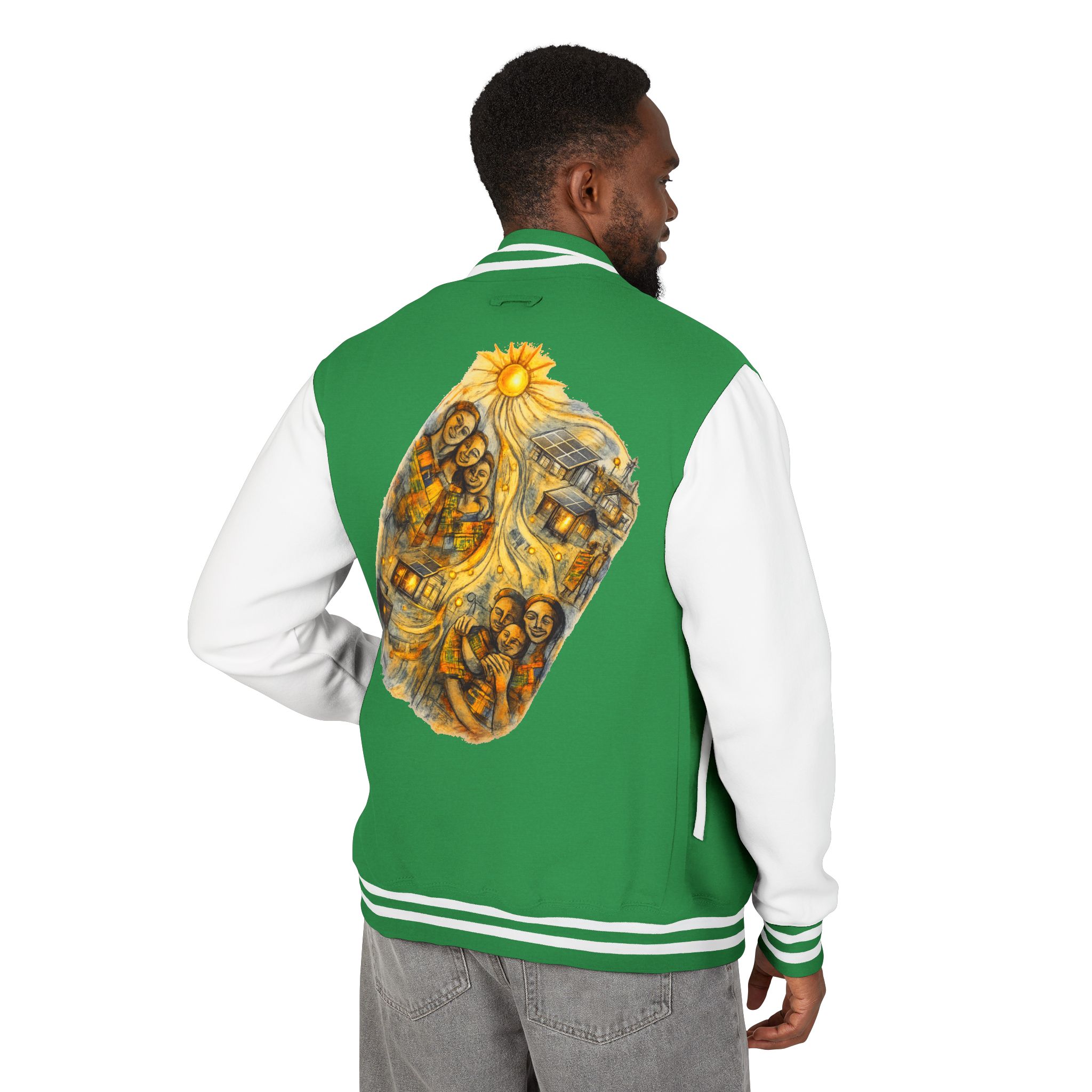 Letterman Jacket — Radiant Family Art Varsity Jacket - Image 45