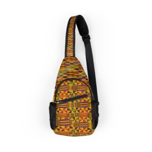 Kente Pattern Chest Bag Kente Pattern Chest Bag