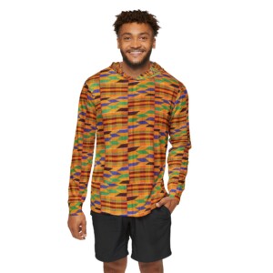 Men’s Kente Warmup Hoodie — 30% for Solar Lamps & Generators Charity