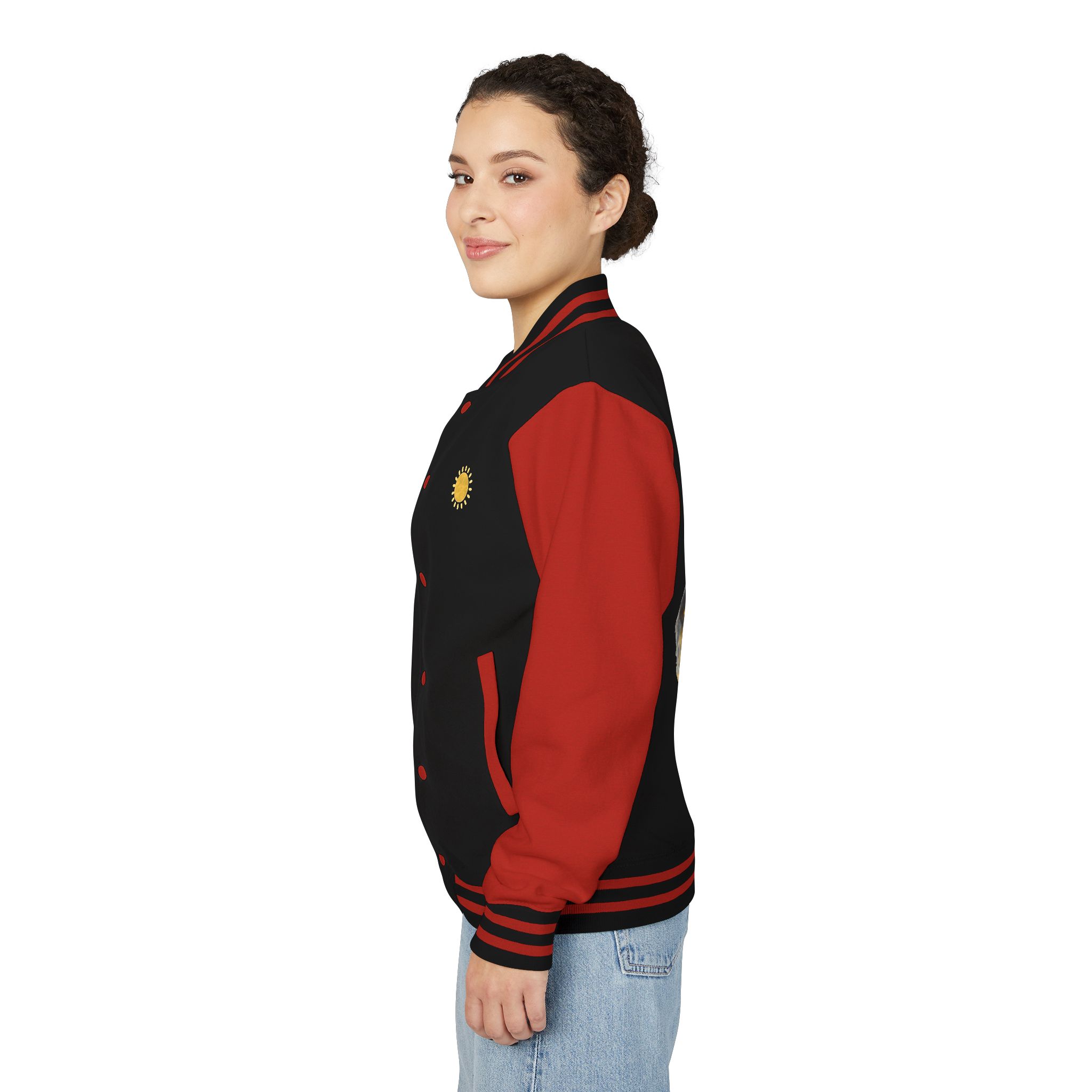 Letterman Jacket — Radiant Family Art Varsity Jacket - Image 8