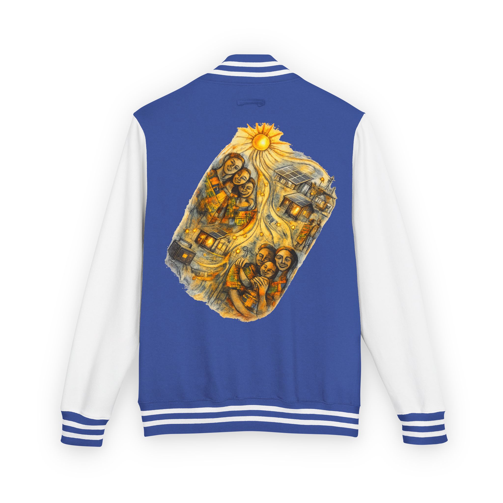Letterman Jacket — Radiant Family Art Varsity Jacket - Image 26