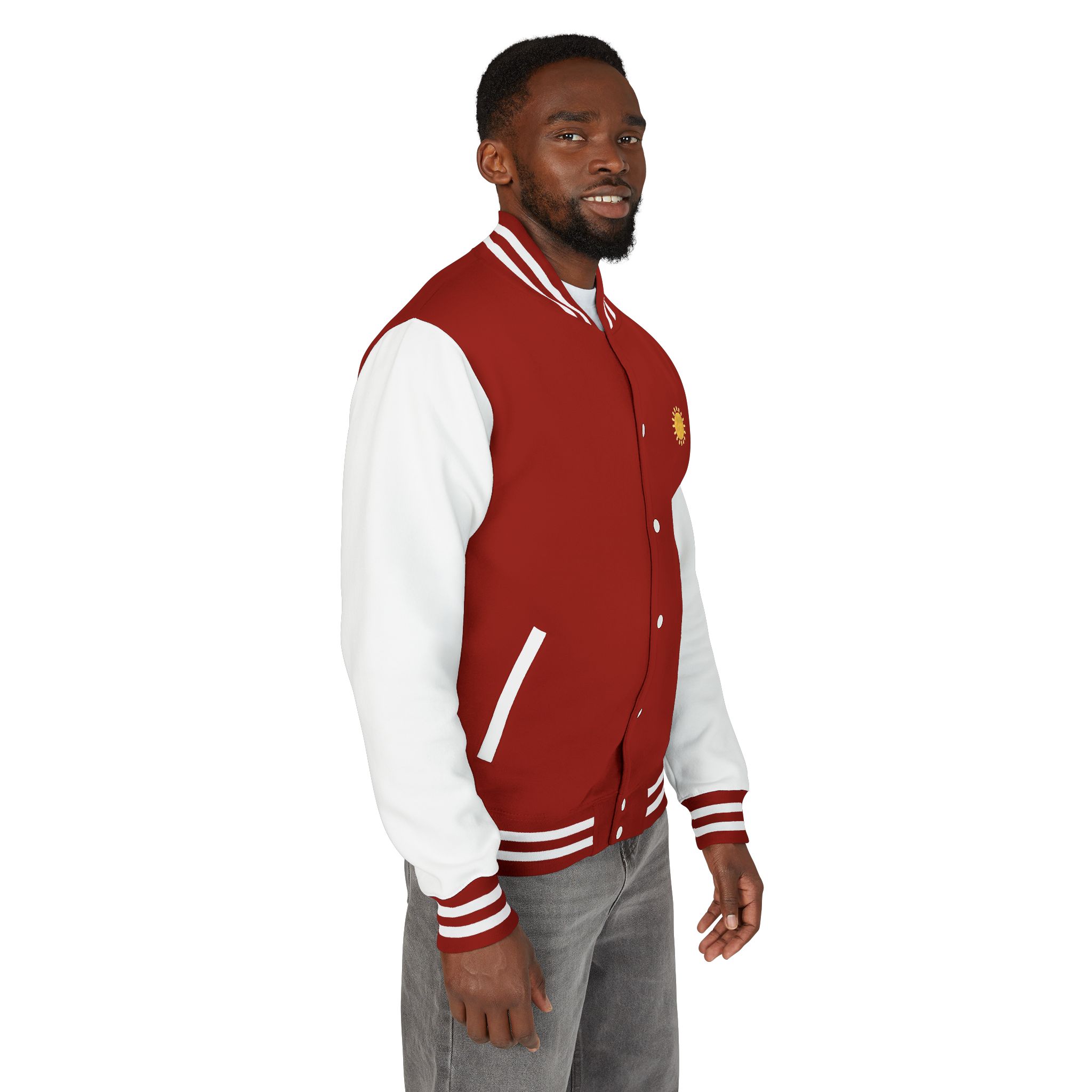 Letterman Jacket — Radiant Family Art Varsity Jacket - Image 14