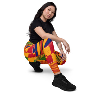 kente Leggings with pockets