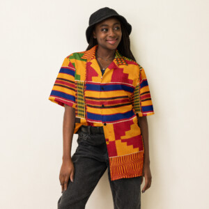 Kente Unisex button shirt