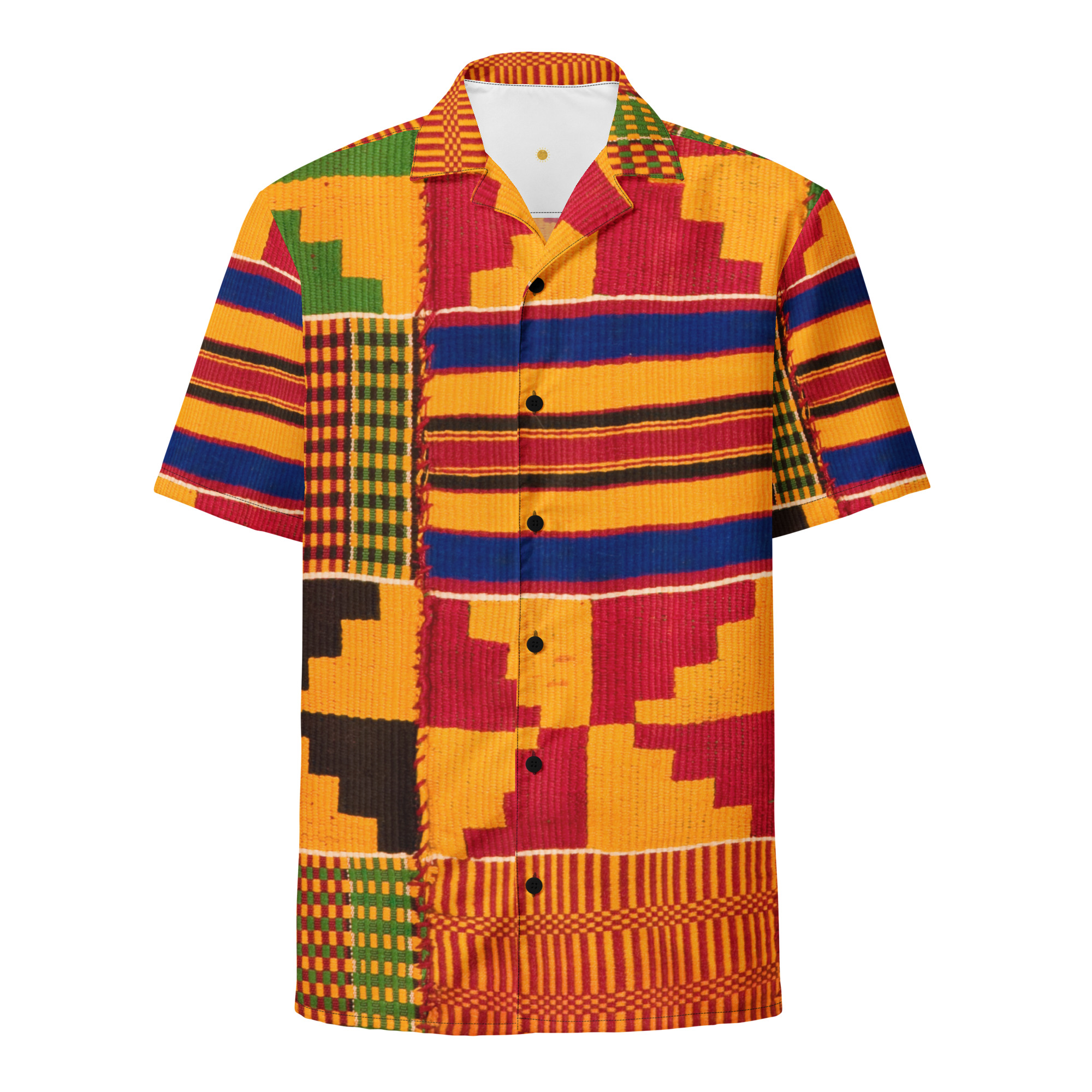 Kente Unisex button shirt - Image 7