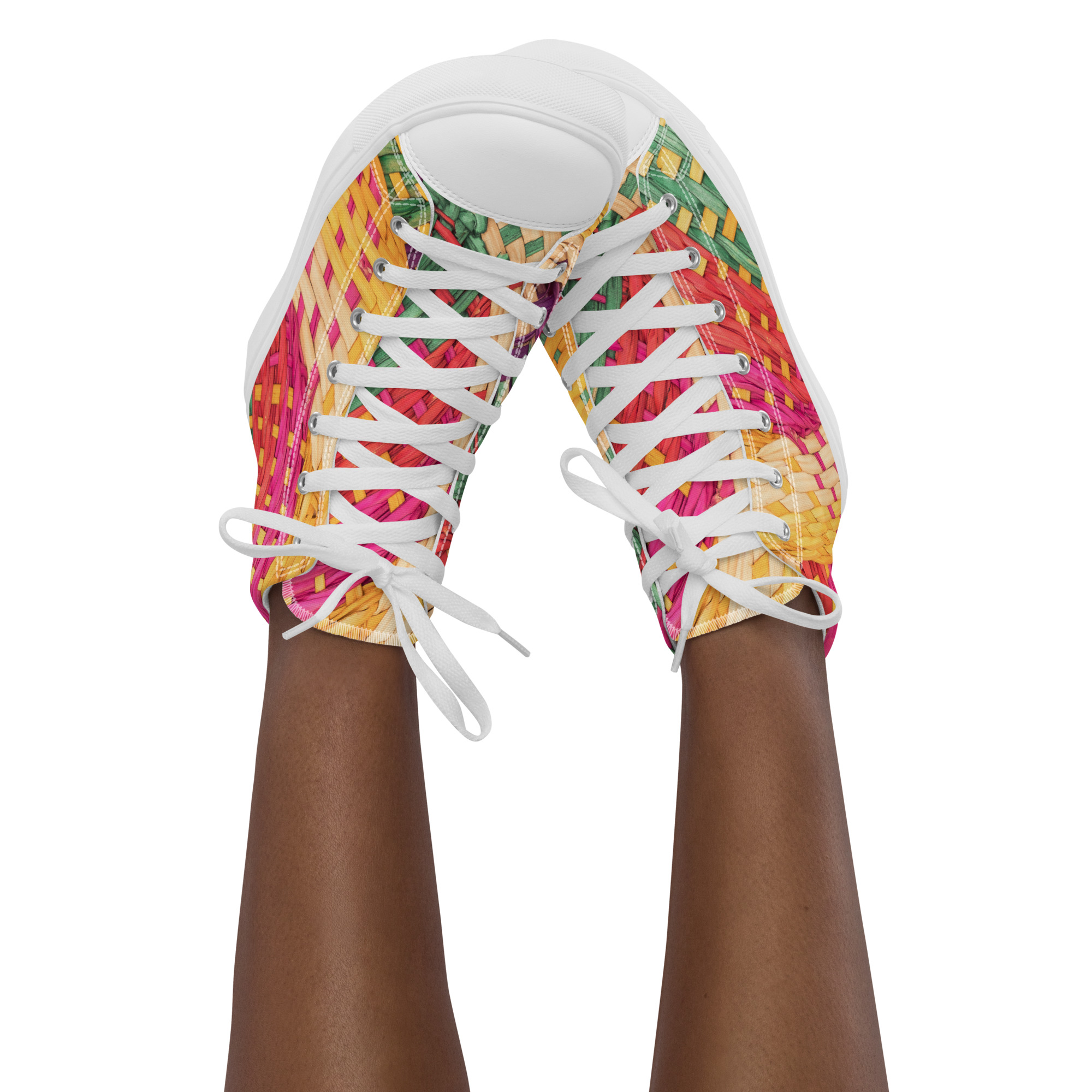 Women’s high top canvas shoes