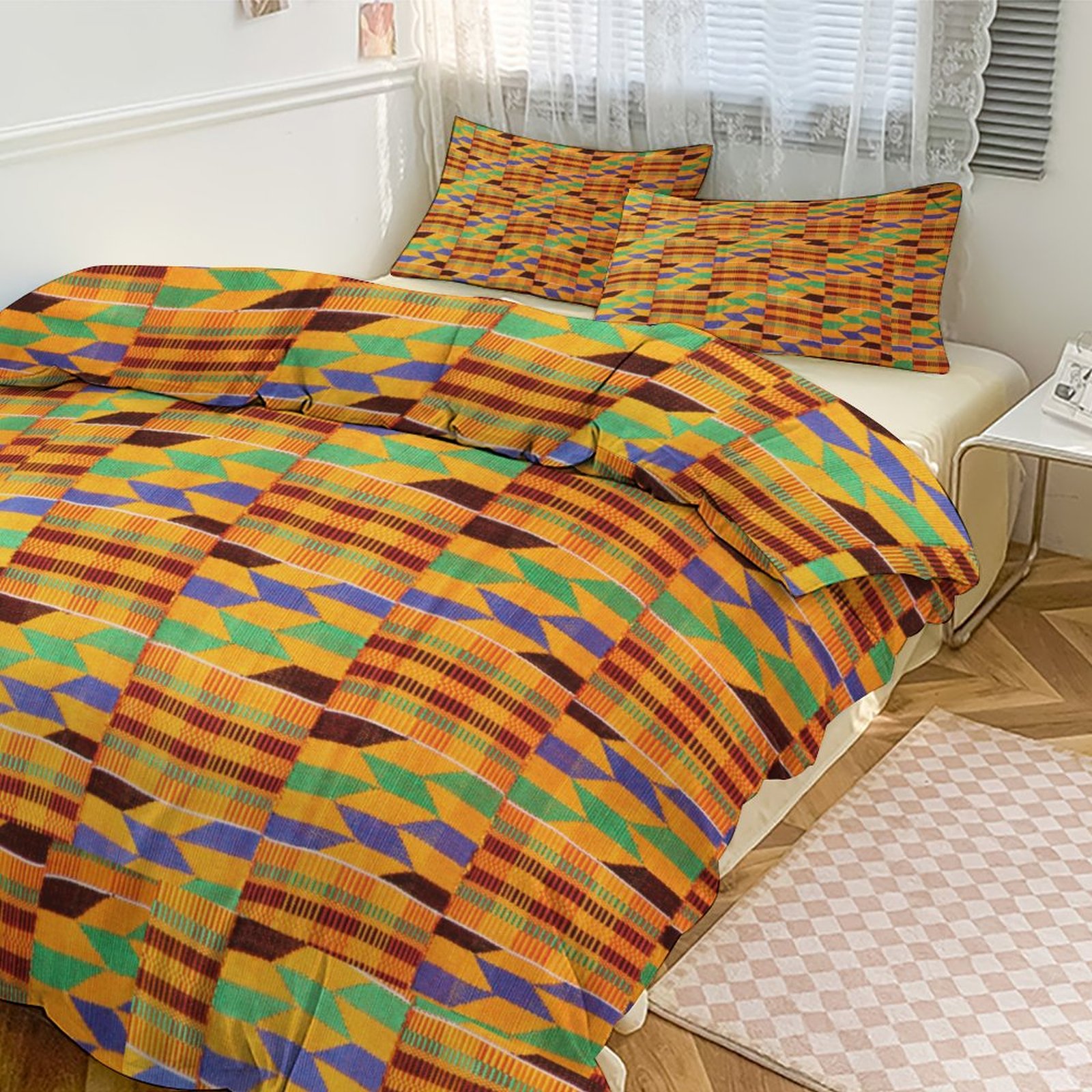 3-Piece Bedding Set-102"x90"/ 259x229cm